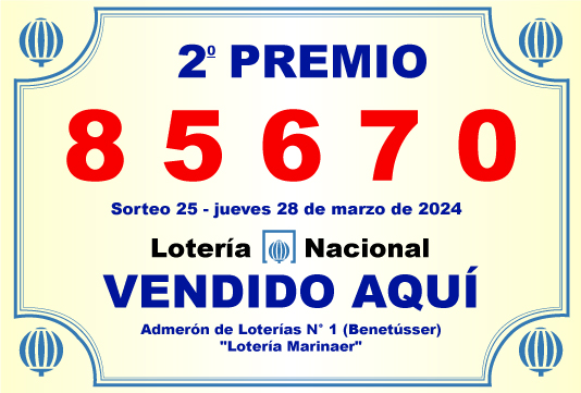 Loteria Marina - GRAN PREMIO 3